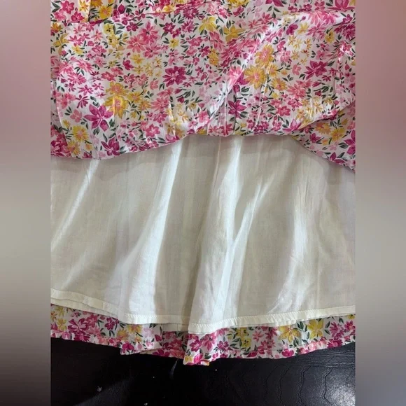 NWT Ponk Floral Print Off The Shoulder Mid-Length Dress  Size 1X 16W/18W - Picture 13 of 15